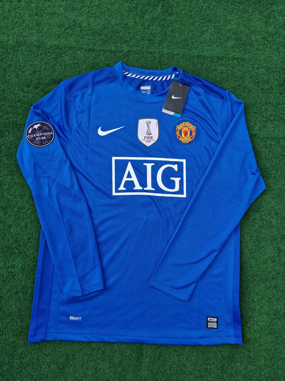 Cristiano Ronaldo Manchester United 2008/09 Blue Kids Kit – Kit Jersey for Children – | KinderTrikot | Maillot Enfant Soccer Shirt