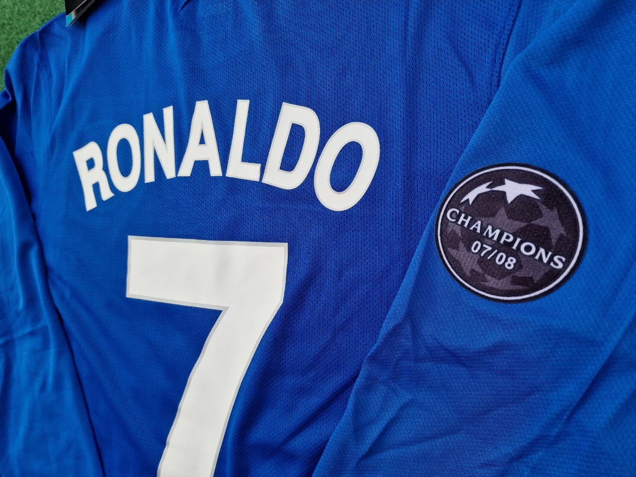 Cristiano Ronaldo Manchester United 2008 Fifa World Cup Champions League Patch Retro Trikot