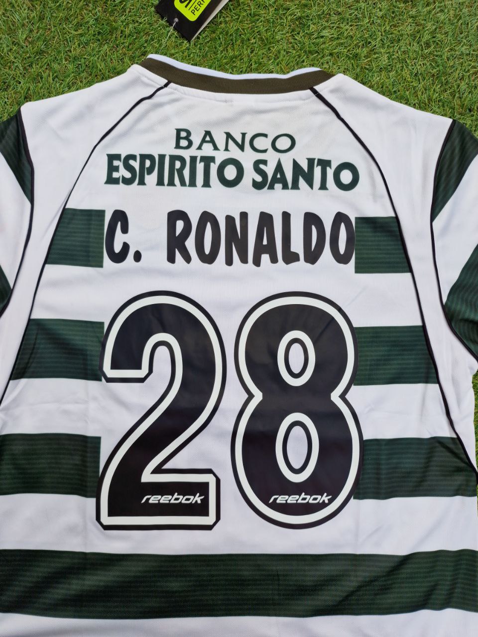 Sporting CP Lisbon Maillot Vintage Cristiano Ronaldo Numéro 28