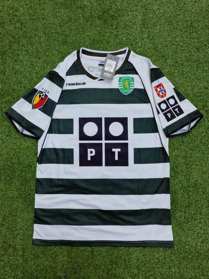 Sporting Lissabon Cristiano Ronaldo Nummer 28 Vintage-Trikot