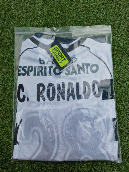 Sporting Lissabon Cristiano Ronaldo Nummer 28 Vintage-Trikot