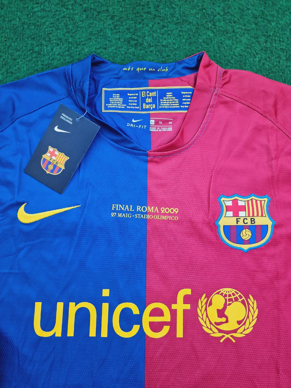 Lionel Messi Barcelona 2009 Champions League Final Retro Jersey