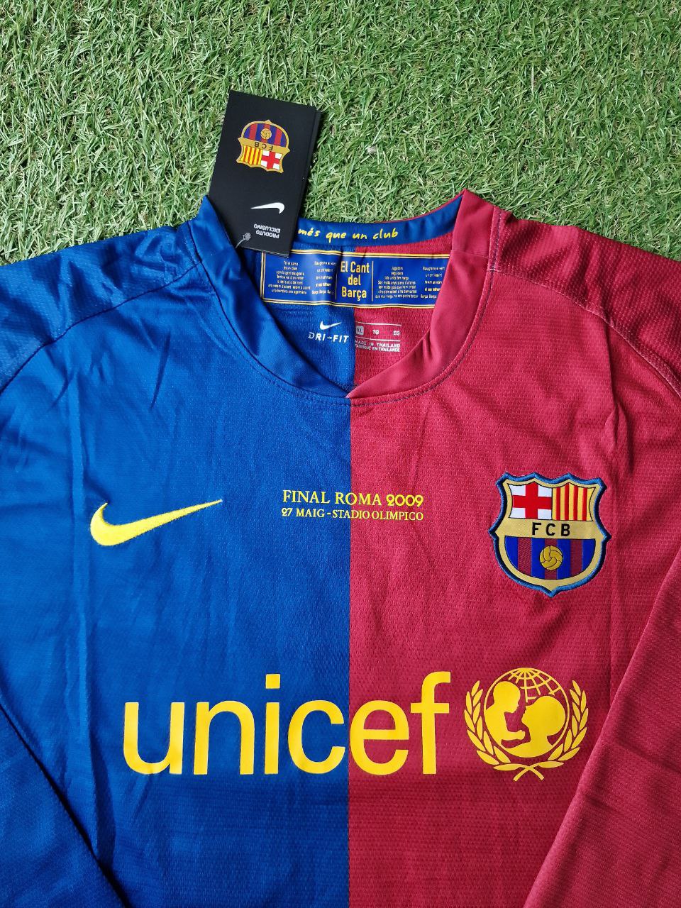 Lionel Messi Barcelona 2009 Champions League Final Retro Jersey