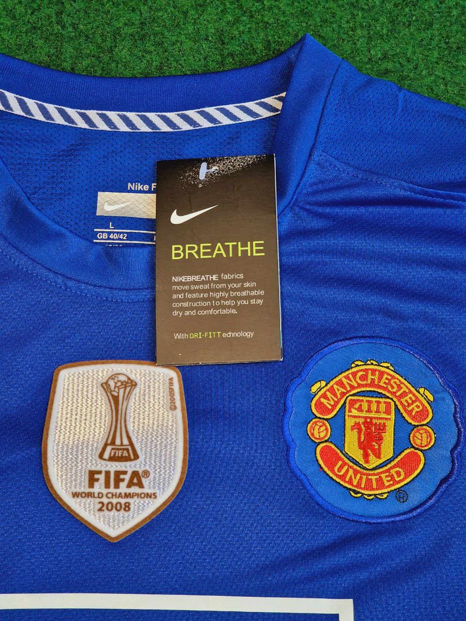 Cristiano Ronaldo Manchester United 2008/09 Blue Kids Kit – Kit Jersey for Children – | KinderTrikot | Maillot Enfant Soccer Shirt