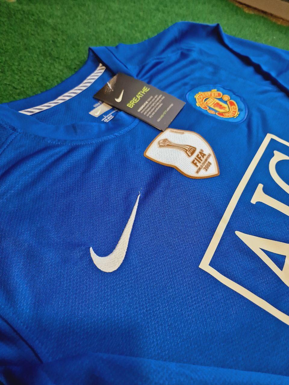 Cristiano Ronaldo Manchester United 2008/09 Blue Kids Kit – Kit Jersey for Children – | KinderTrikot | Maillot Enfant Soccer Shirt