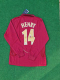 Arsenal Retro 2005 Burgundy Long Sleeve Jersey