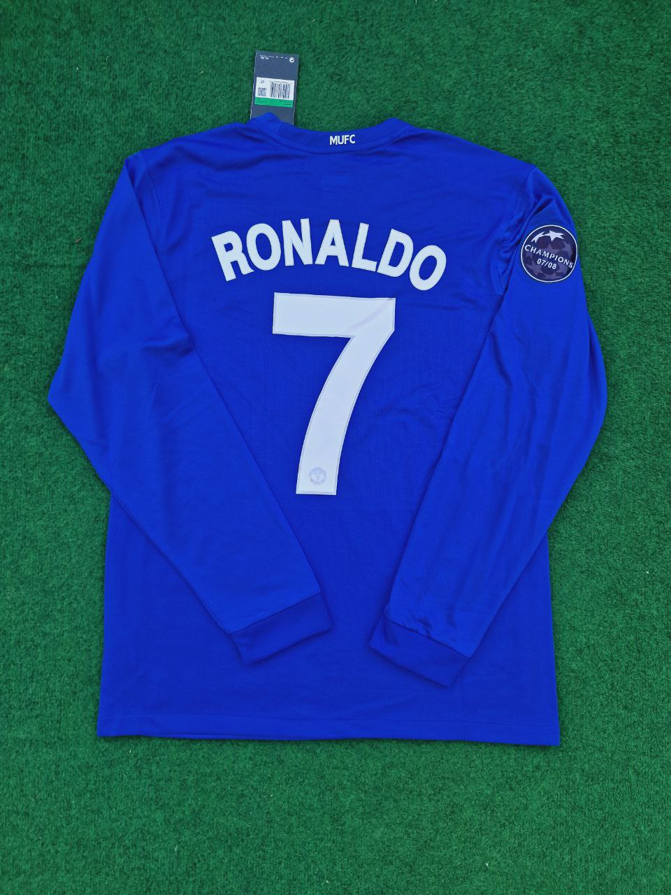 Cristiano Ronaldo Manchester United 2008 Fifa World Cup Champions League Patch Retro Trikot