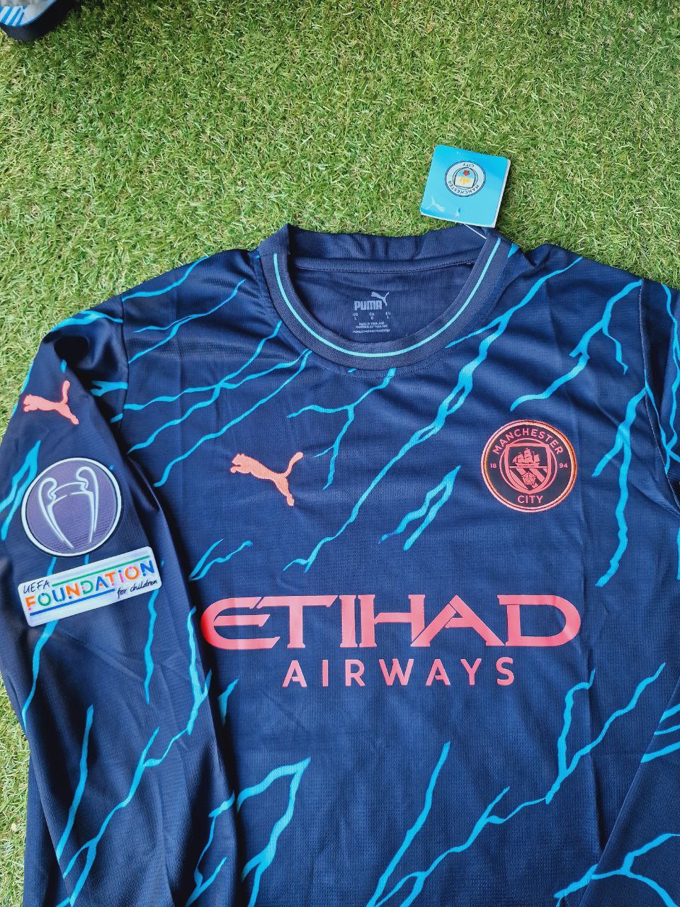 Erling Haaland Manchester City Special Font Jersey