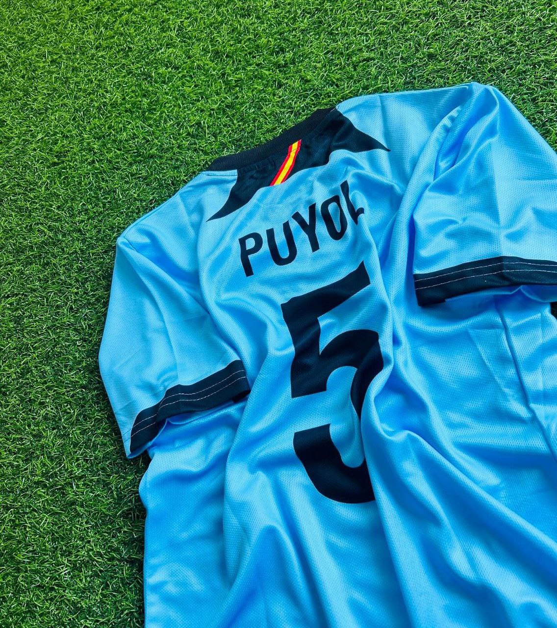 Carles Puyol 12/13 Spanien Retro-Trikot