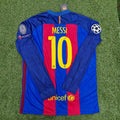 Lionel Messi Barcelona 2016 Special Edition Jersey with World Championship Patch Soccer Jersey