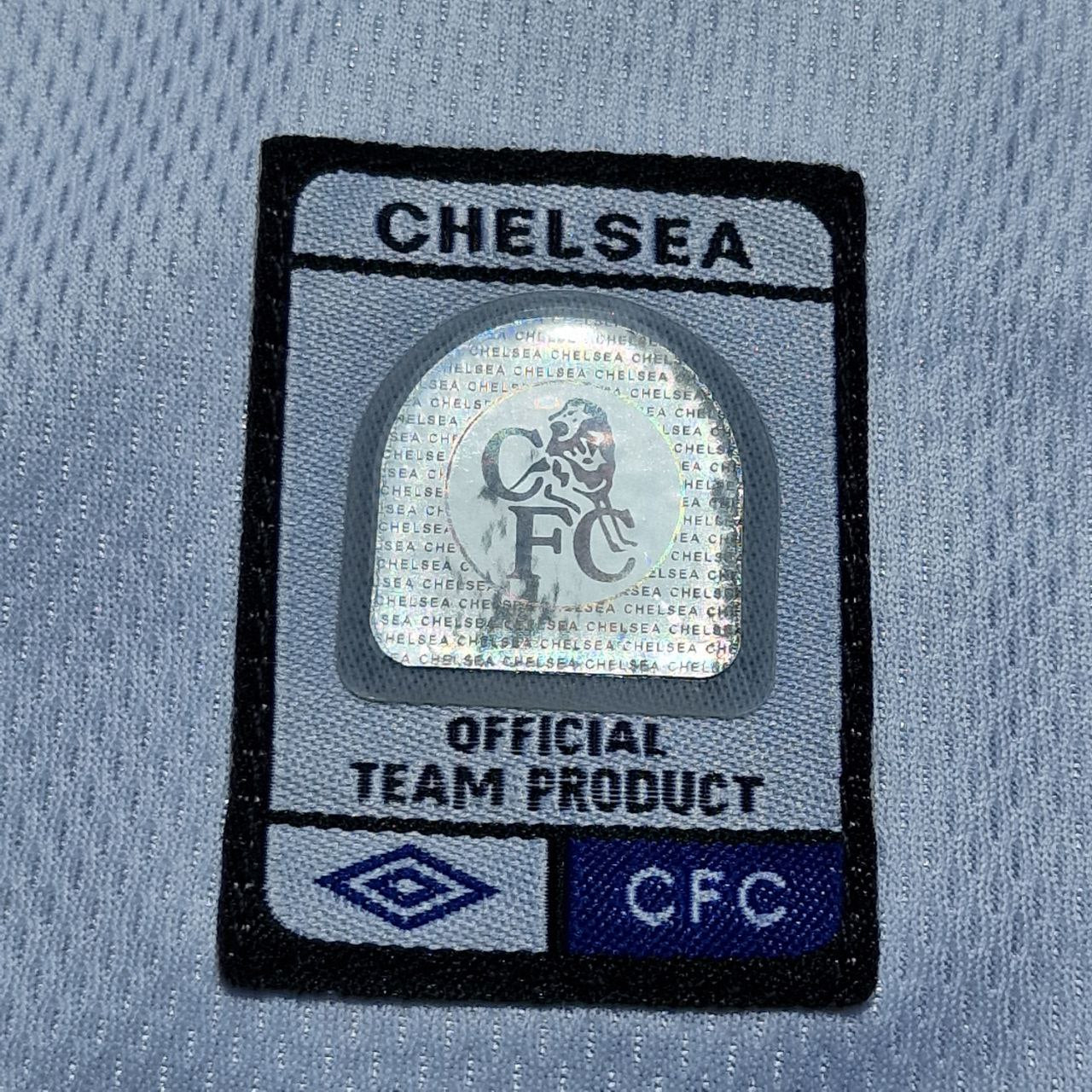 Didier Drogba 15 Chelsea Auswärts 2004 Retro Weiß Langarm Trikot Kit Maillot Fußballtrikot