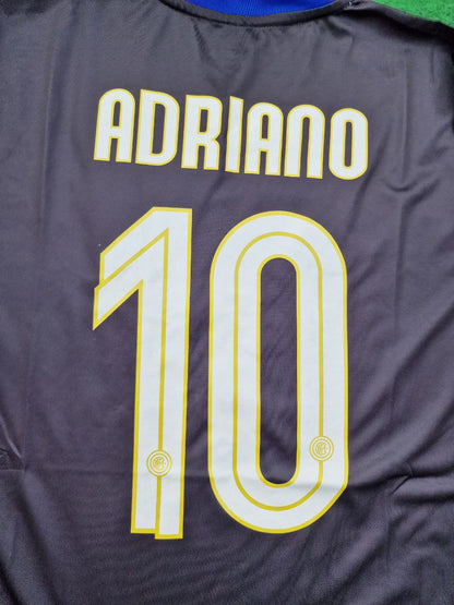 Camiseta de fútbol retro del Inter de Milán 2008-09 de Adriano #10
