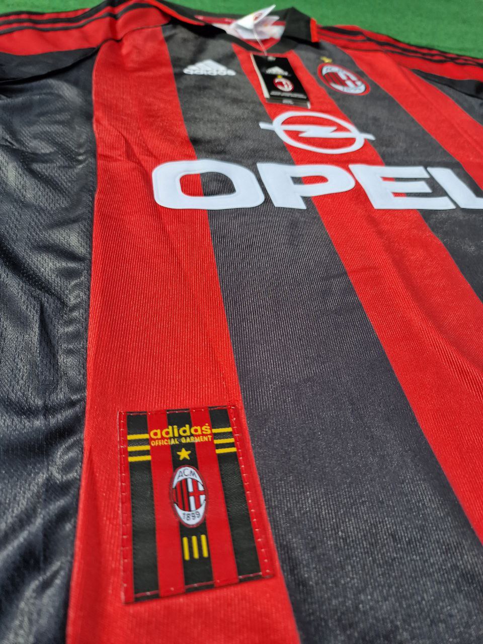 George Weah AC Milan 1998-1999 Retro Football Jersey