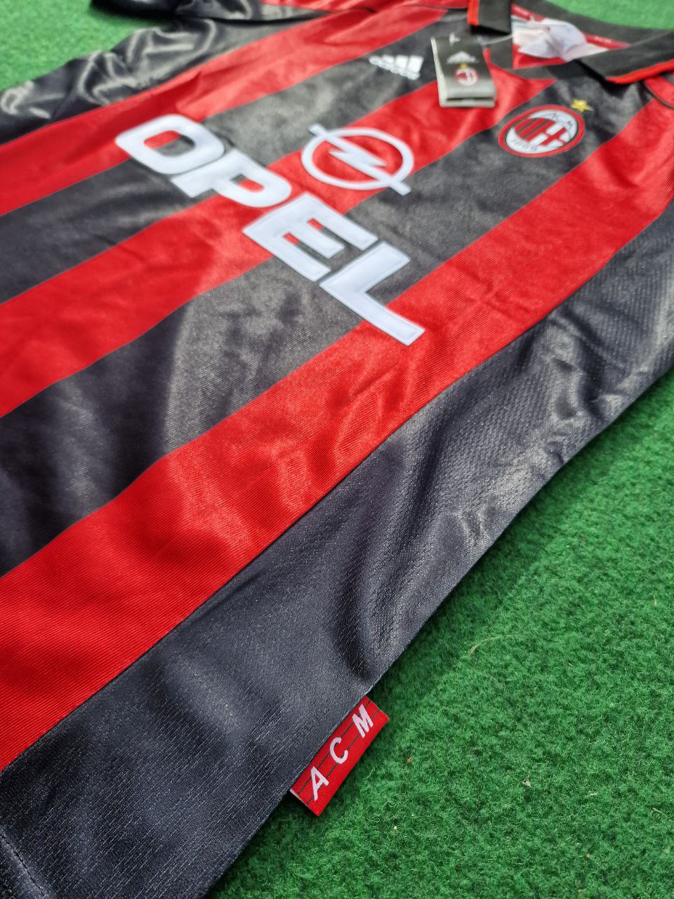 George Weah AC Milan 1998-1999 Retro Football Jersey