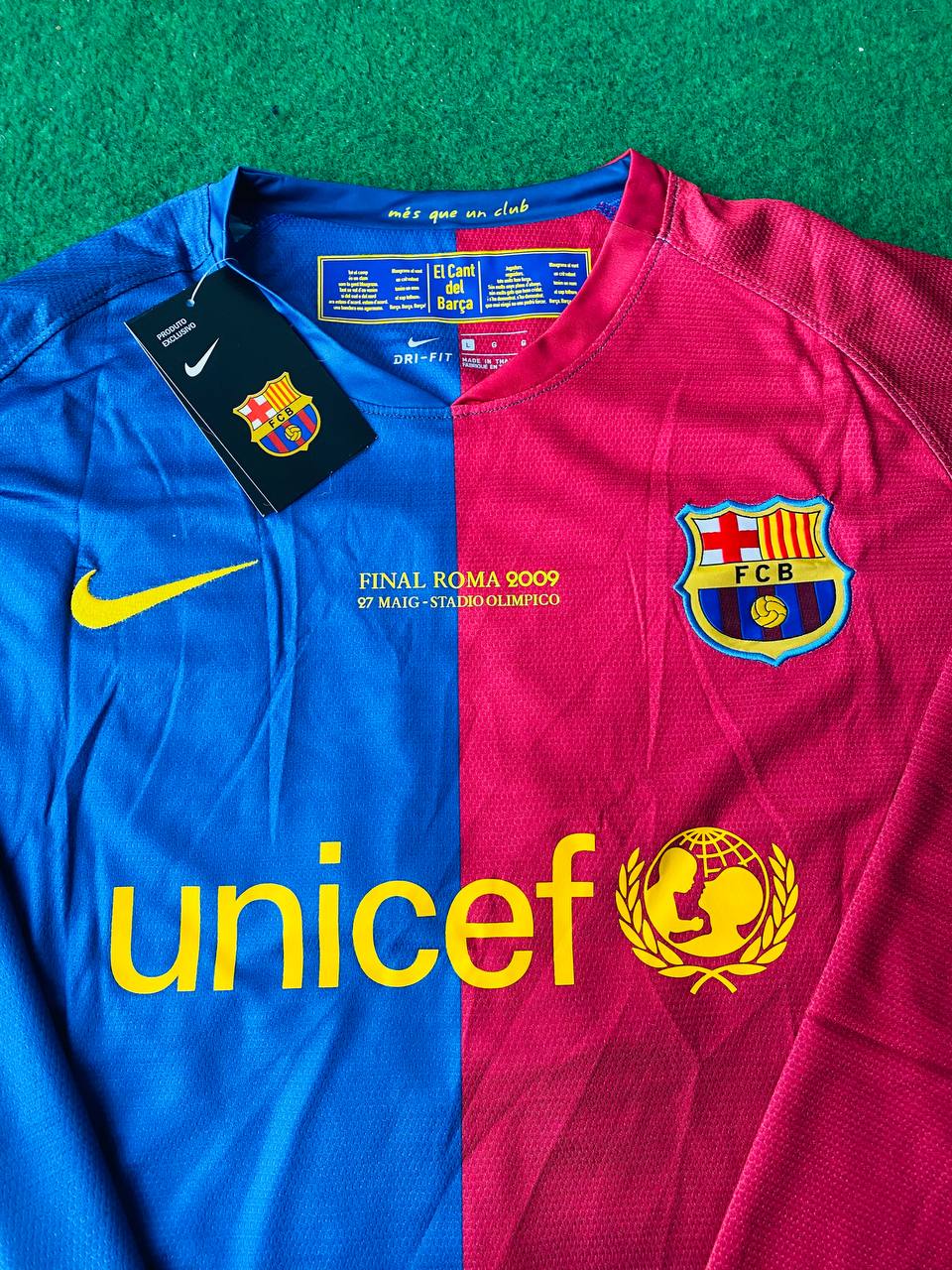 Samuel Eto'o Barcelona 2009 Champions League Final Retro Jersey
