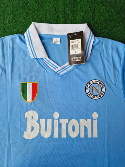 Diego Armando Maradona 10 – Neapel 1986 1987 Retro-Fußballtrikot Trikot Maillot Maglia
