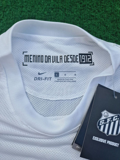 Neymar Jr Santos FC White Retro Football Jersey Trikot