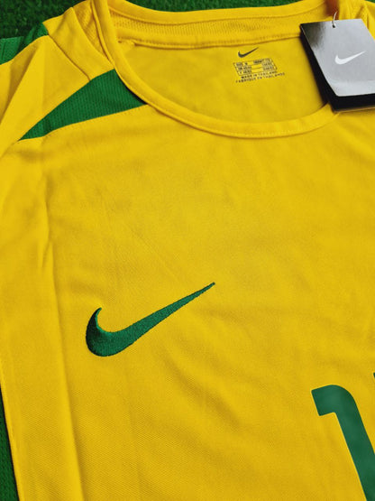 Ronaldinho Brasilien WM 2002 Retro Fußballtrikot