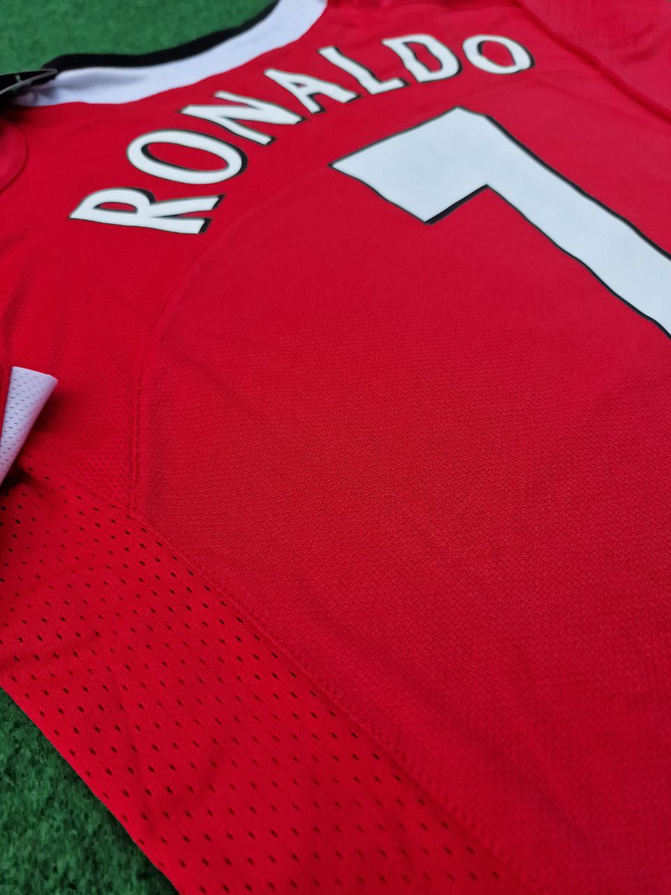 Cristiano Ronaldo Manchester United 2005 EPL Patch Retro Kit Jersey Trikot Maillot Soccer Shirt