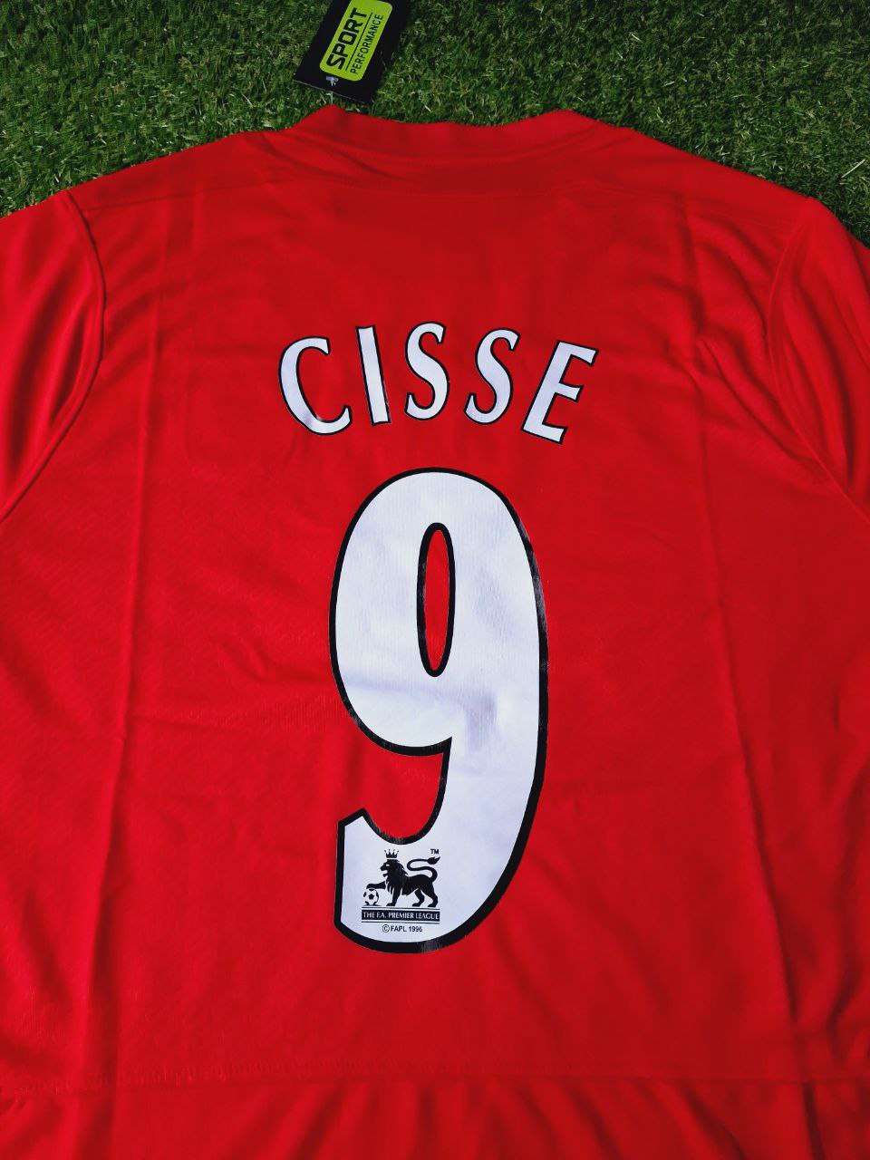 Djibril Cissé 9 – Liverpool 2005 Champions League Final Red Retro Jersey Trikot