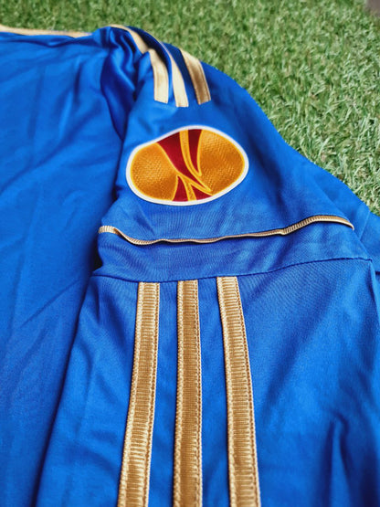 Eden Hazard Chelsea 2013 Europa League Finale Amsterdam Blaues Retro-Fußballtrikot