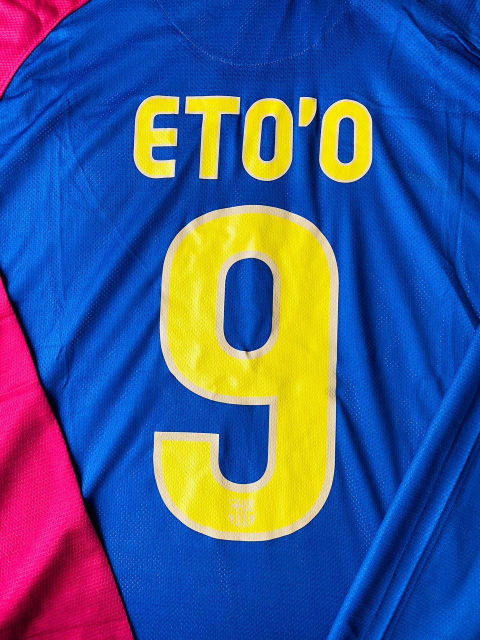 Samuel Eto'o Barcelona 2009 Champions League Finale Retro Trikot