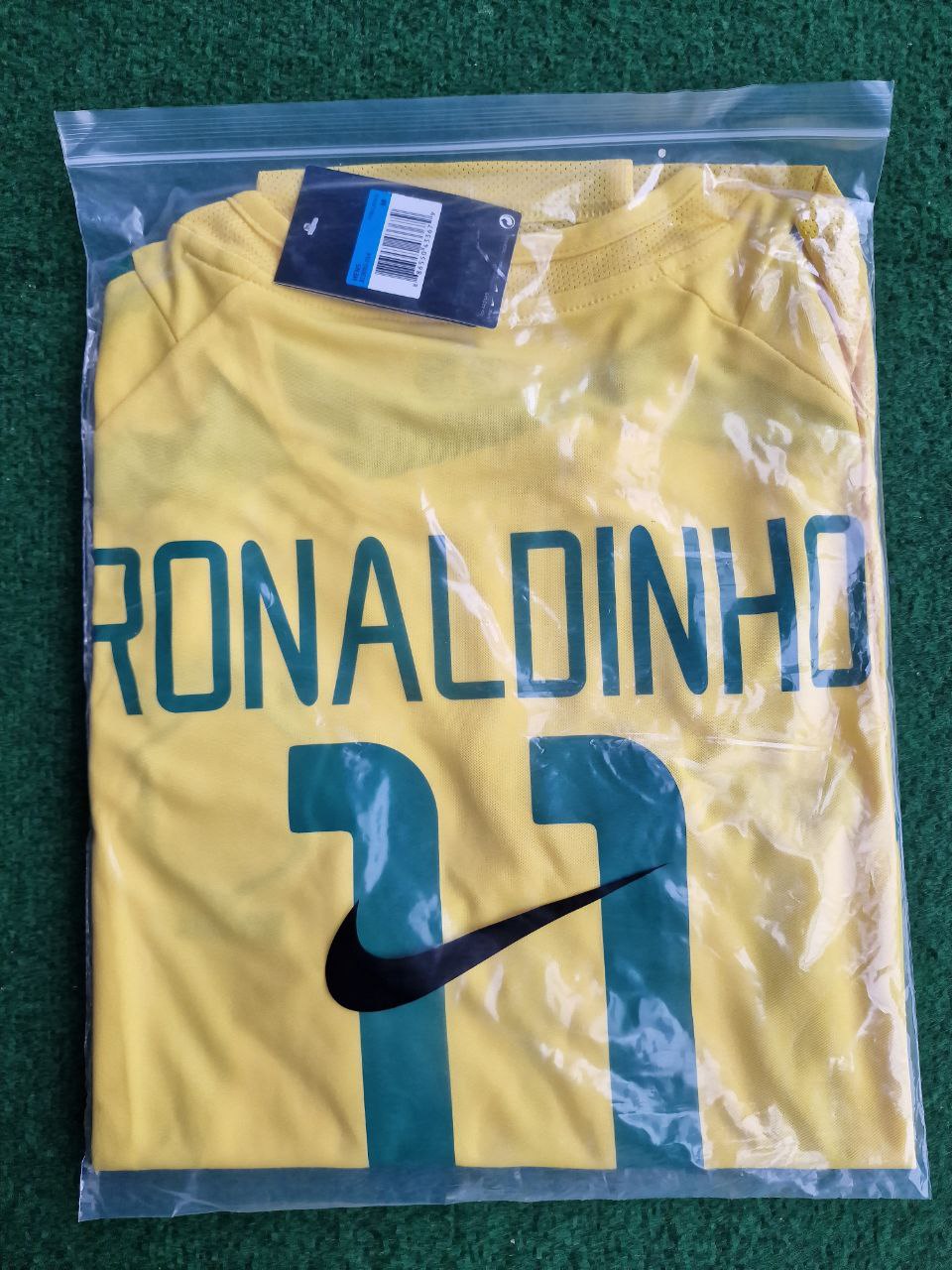 Ronaldinho Brasilien WM 2002 Retro Fußballtrikot