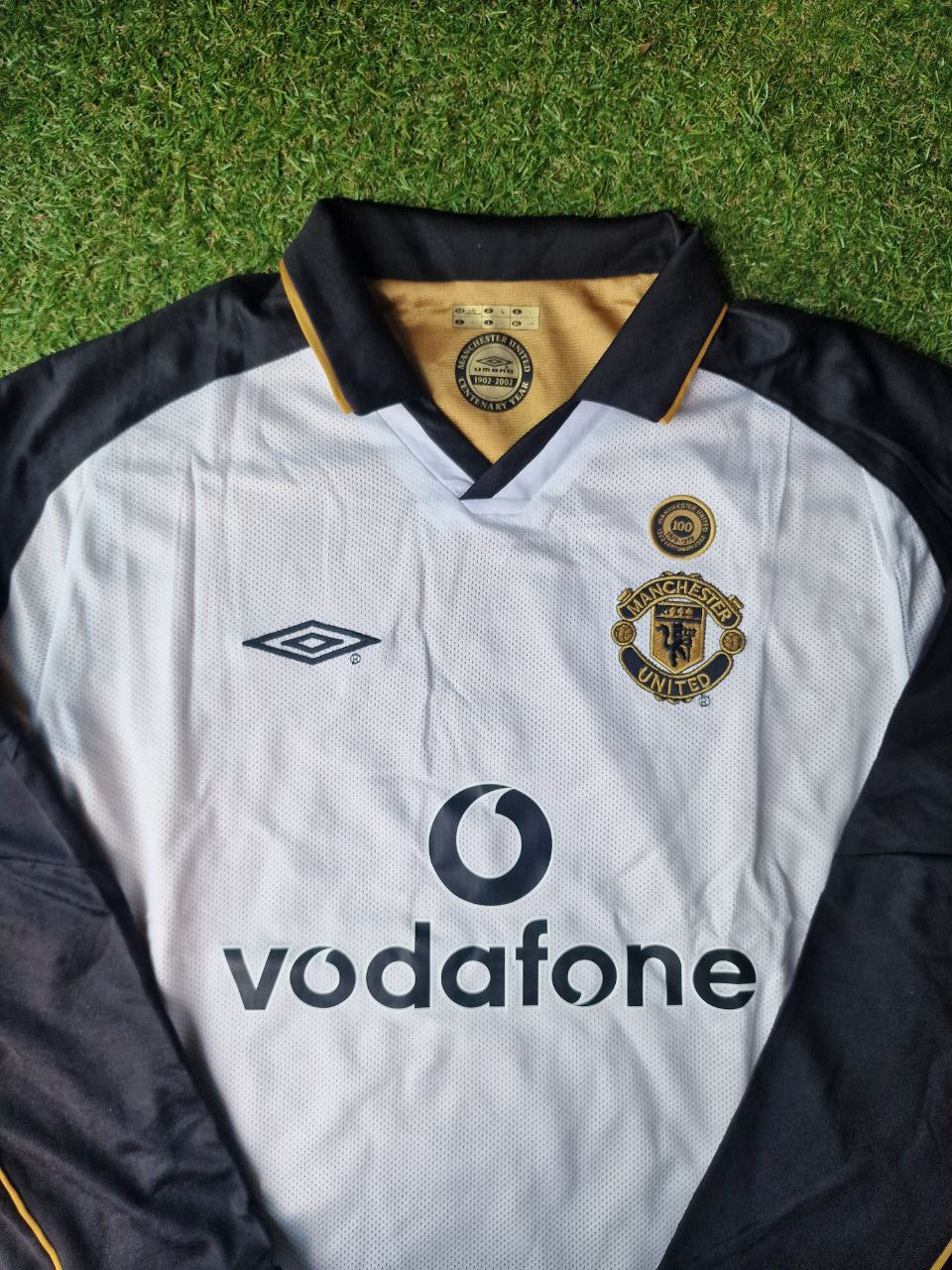 David Beckham Manchester United 01-02 Reversible Shirt Jersey Maillot Trikot Maglia Soccer Shirt