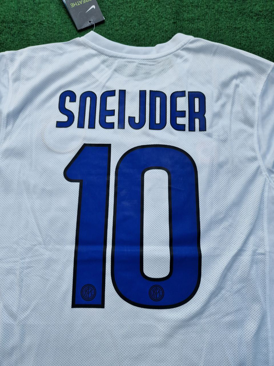 Wesley Sneijder - Inter 2010 2011 Weißes Drachen-Trikot Maillot Maglia Fußballtrikot