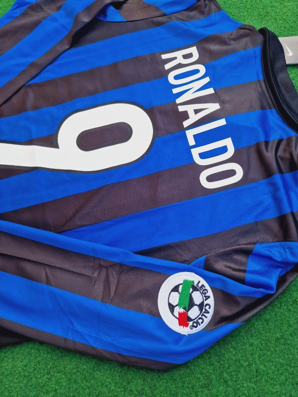 Ronaldo El Fenomeno R9 - Inter 1998 1999 Retro Trikot Maillot Maglia Fußballtrikot