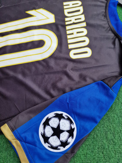 Camiseta de fútbol retro del Inter de Milán 2008-09 de Adriano #10