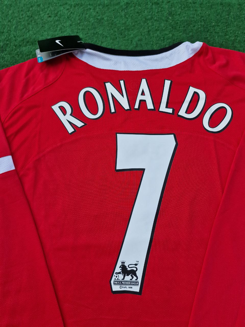 Cristiano Ronaldo Manchester United 2005 Champions League Patch Retro Kit Jersey Trikot Maillot Soccer Shirt