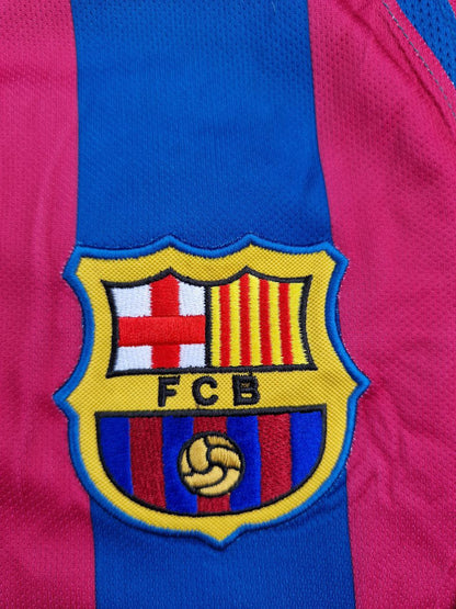 Ronaldinho #10 Barcelona 2005-2006 Langarm Retro Trikot