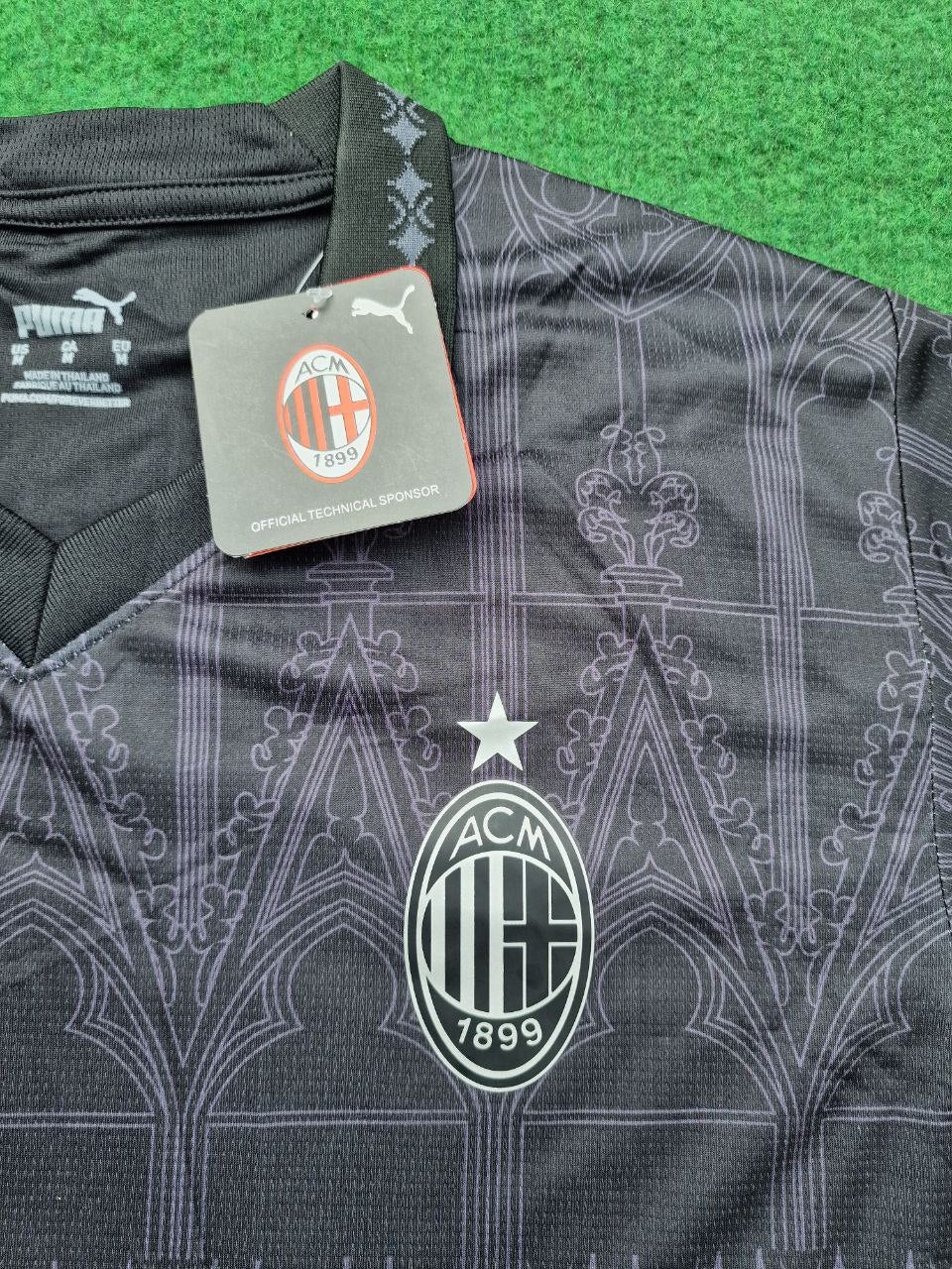 Theo Hernandez AC Milan 2024 Black Jersey