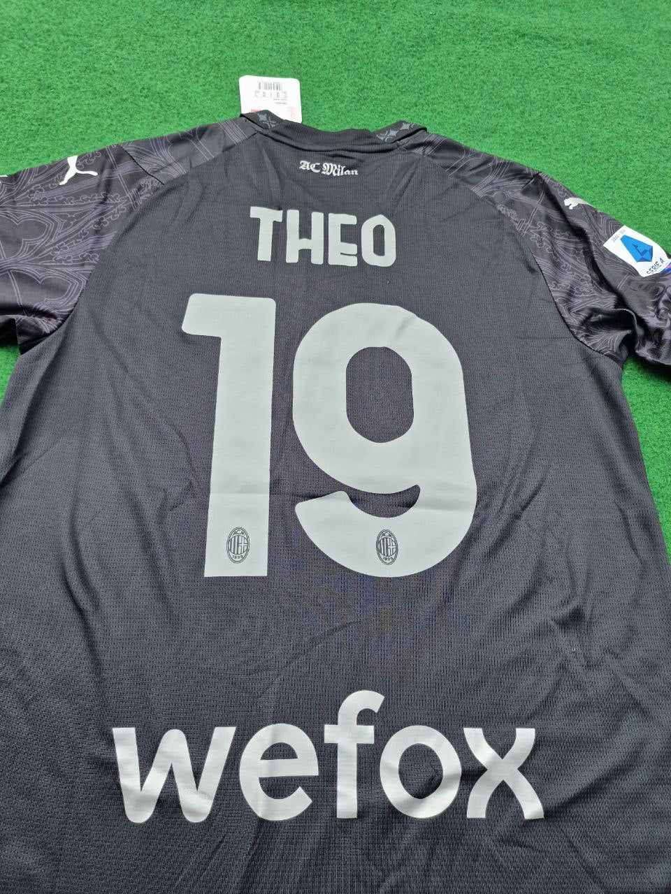 Theo Hernandez AC Milan 2024 Black Jersey