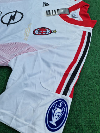 Camiseta de fútbol retro blanca del AC Milan de la final de la Champions League 2003 – Alessandro Nesta