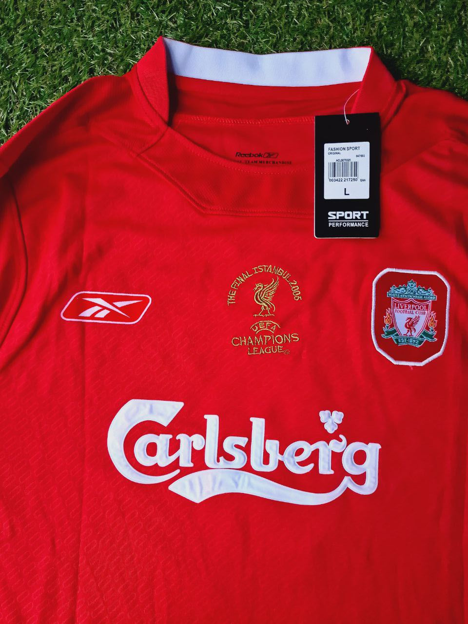 Xabi Alonso 14 – Liverpool Maillot Rétro Rouge Finale Ligue des Champions 2005