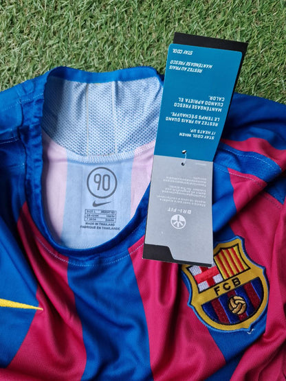 Ronaldinho Gaucho Barcelona 2006 Final Retro Long Sleeve Football Jersey