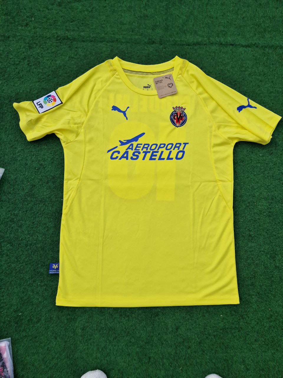 Juan Roman Riquelme Villarreal Retro Football Jersey