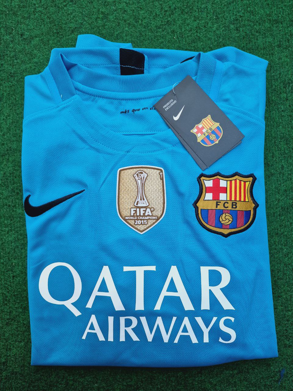 Lionel Messi Barcelona 2015-2016 Champions League Retro-Trikot