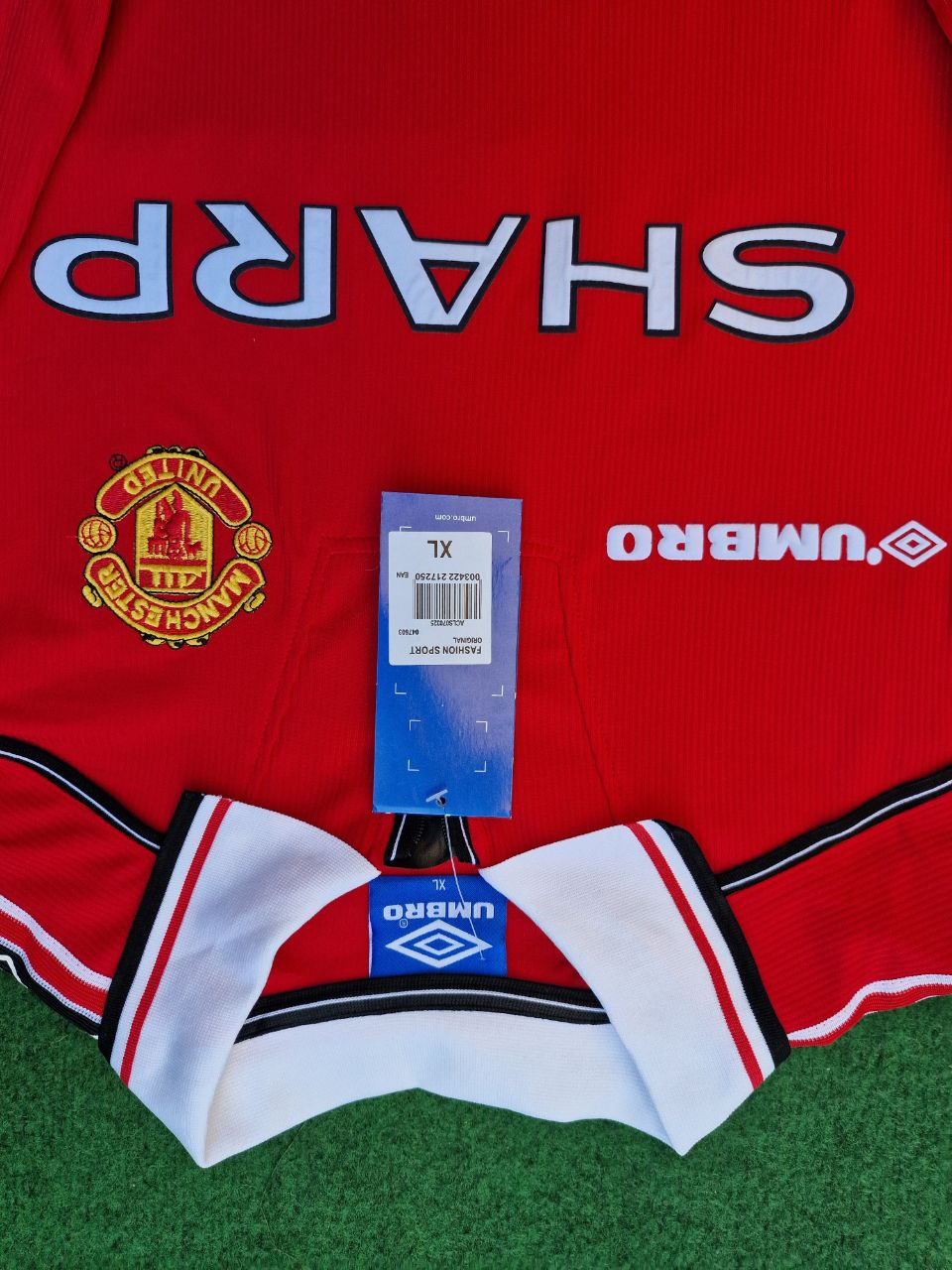 Manchester United 1999 Teddy Sheringham Red Retro Jersey Maillot Trikot Maglia Soccer Shirt