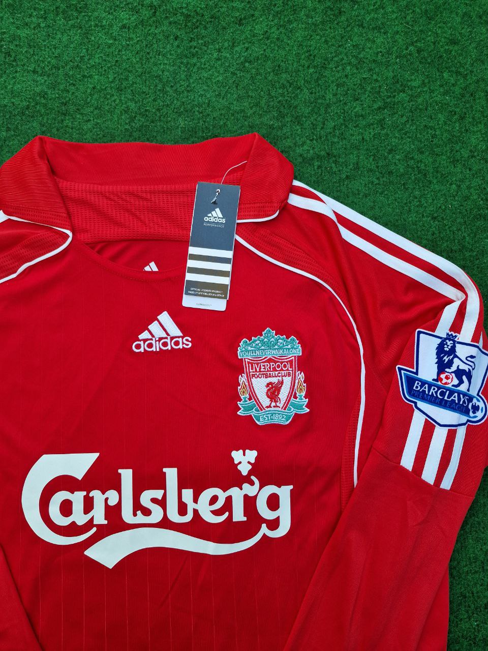 Peter Crouch Liverpool 2007-2008 Red Retro Kit Jersey Trikot Maillot Soccer Shirt