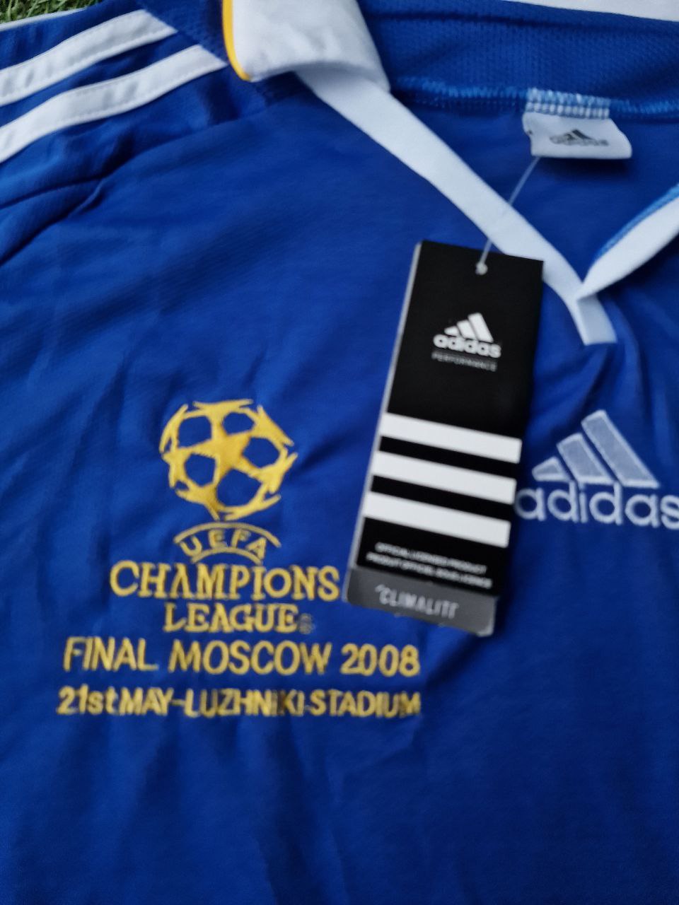 Michael Ballack 13 - Maillot de foot Chelsea 2008 Finale Ligue des Champions