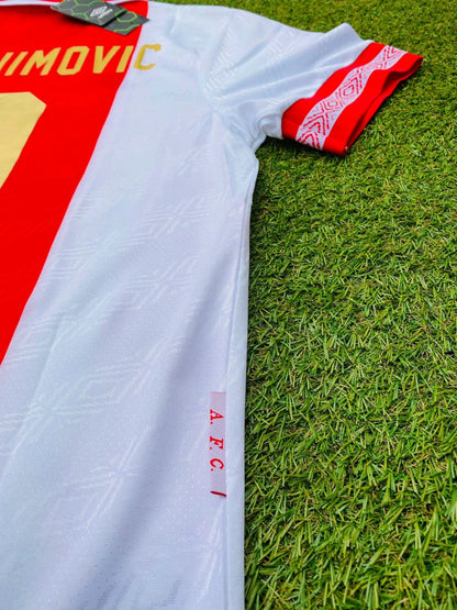 Zlatan Ibrahimovic Ajax Retro Golden Printing Trikot Fußballtrikot
