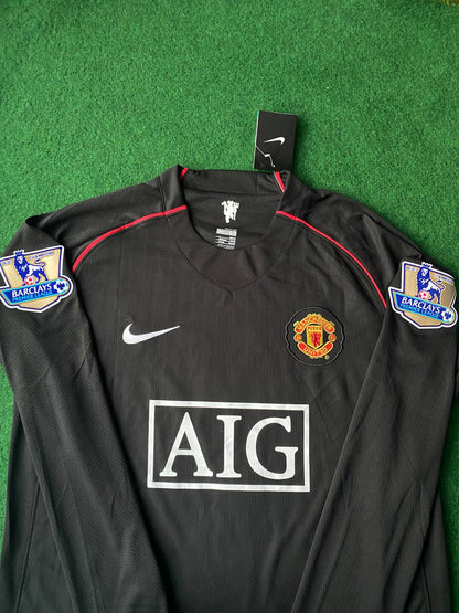 David Beckham – Manchester United Black Retro Kit Jersey – | Trikot | Fußballtrikot