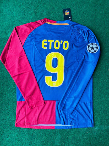 Samuel Eto'o Barcelona 2009 Champions League Final Retro Jersey