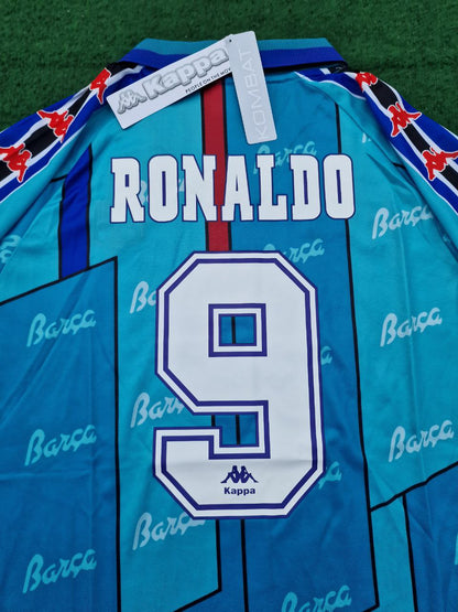 Ronaldo Nazario Barcelona 1996 1997 Retro Football Jersey