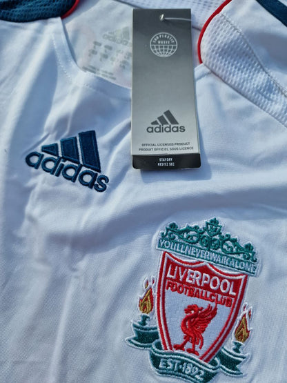 Philippe Coutinho Liverpool White Blue Retro Jersey Trikot Maglia Soccer Shirt