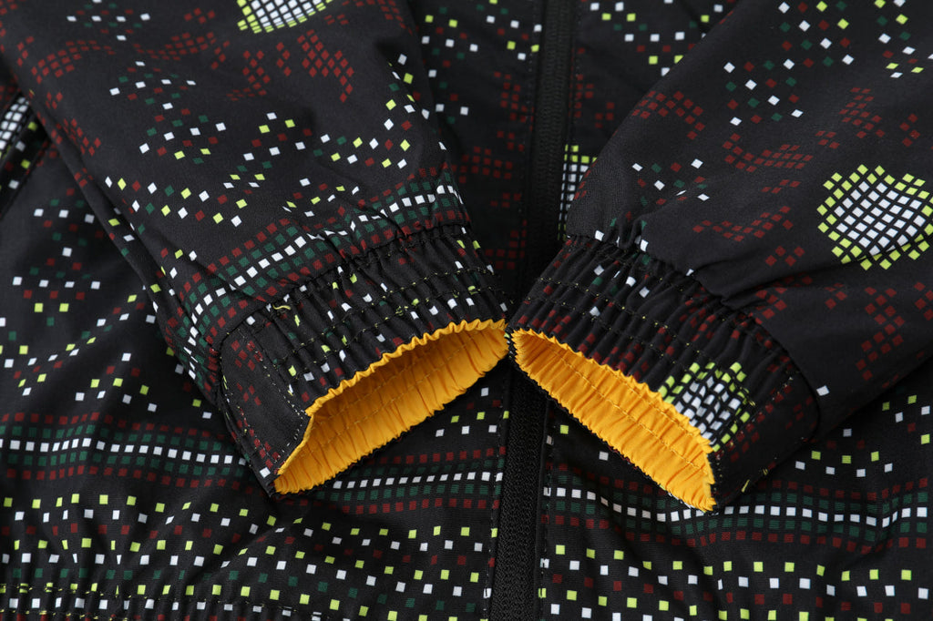 Jamaica Bob Marley Wendejacke Gelb Schwarz Beide Größen Jacke