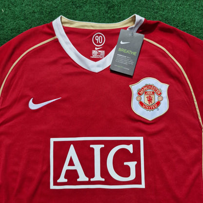 Cristiano Ronaldo #cr7 Manchester United 2006/07 Red Jersey Trikot Maglia